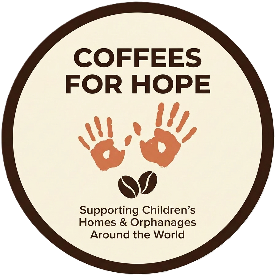 Back view of Colombian Hope coffee bag from Little Farm Town Coffees, showcasing the packaging design.