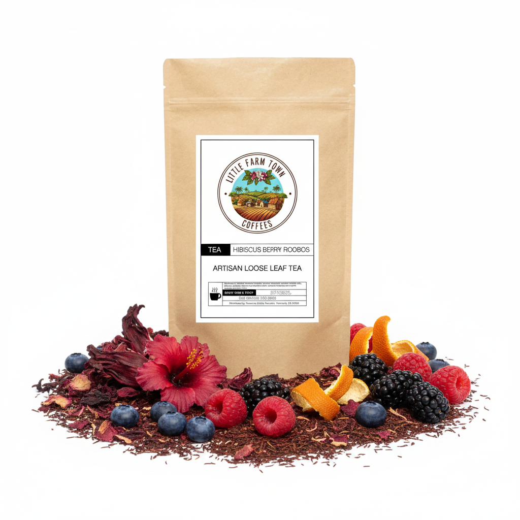Hibiscus Berry Rooibos white bg